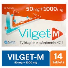 Vilget M 50mg/1000mg Tab