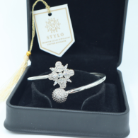 Golden Flower Zirkon Bracelet