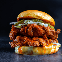Super Whoper Chicken Burger