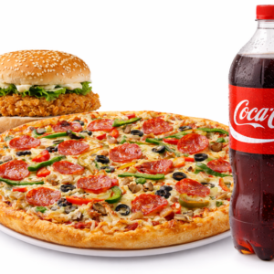 Large pizza and Zinger Deal