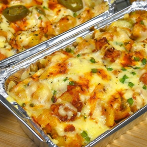 cheesy crust pasta