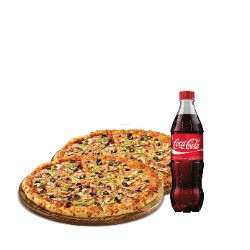 Pizza deal#3 (2 Small Pizza With 500 ml Drink)