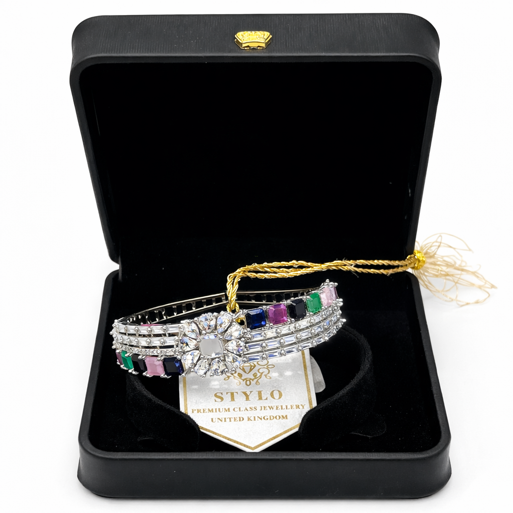 Silver Flower Zirkon Bracelet