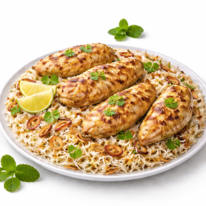 Chicken Malai Tikka Chest Pulao