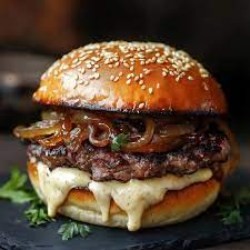 Super Creamy Beef Burger